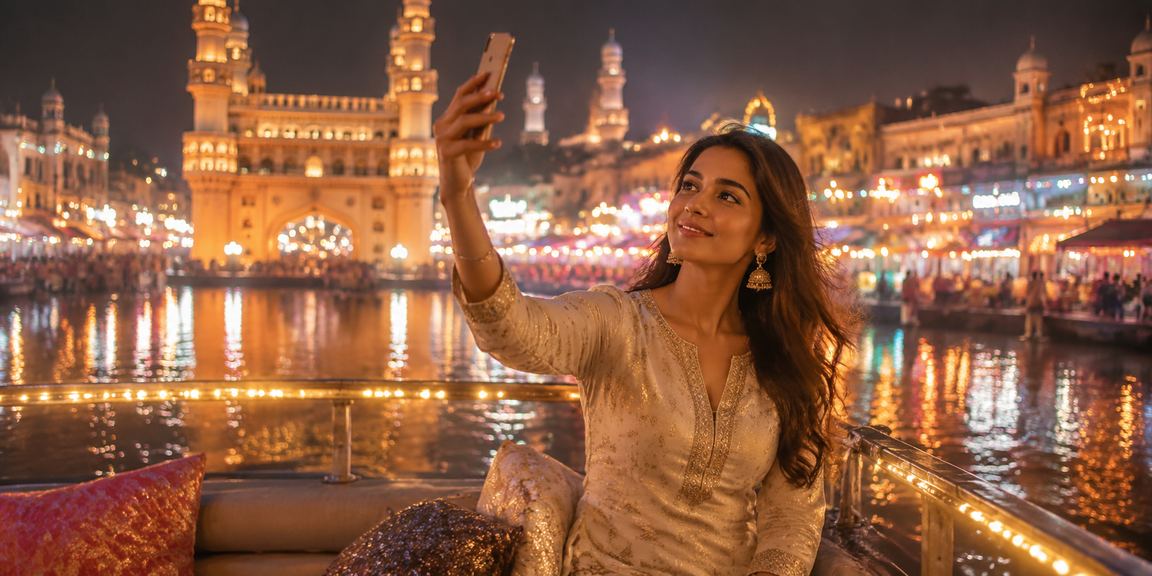 Hyderabad Charminar with VIP bonus celebration model