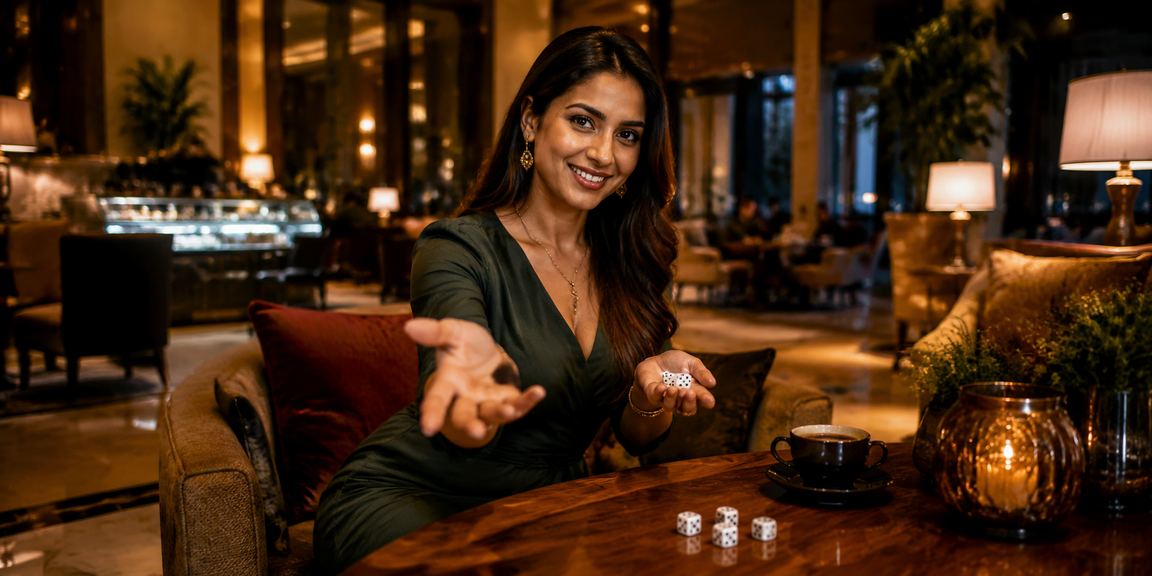 Player responsibly enjoying dice game in India